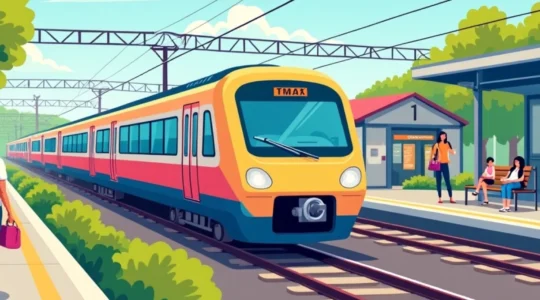 using local trains while traveling